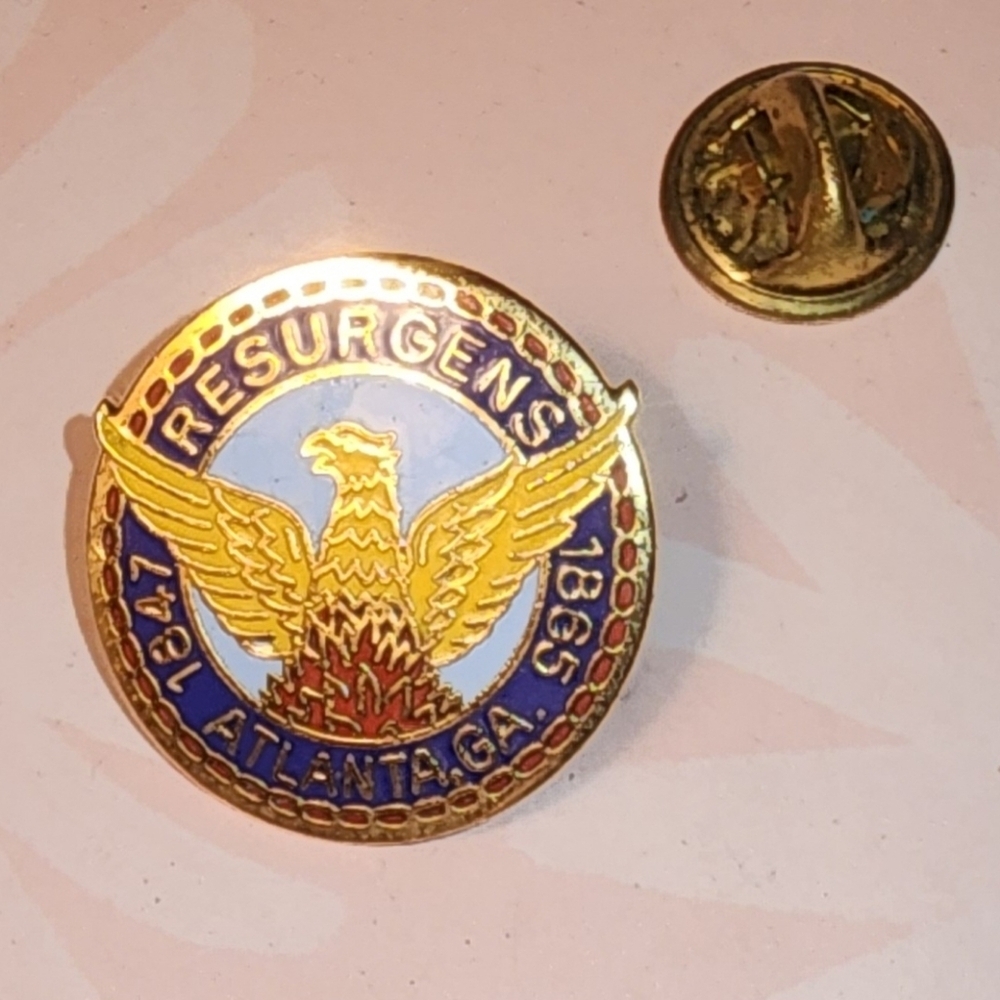 Collectible Official Seal of the City of Atlanta Georgia Lapel Shirt Pin. Great - Picture 4 of 8